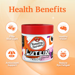 Vision health support with lutein and collagen
