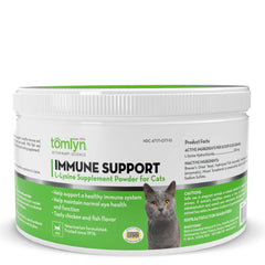 Tomlyn Immune Support L-Lysine powder for cats and kittens - 3.5 oz, fish-flavored