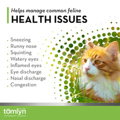 Cats enjoy the fish-flavored L-Lysine powder