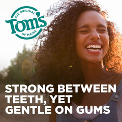 Six packs of Tom's of Maine antiplaque floss displayed together