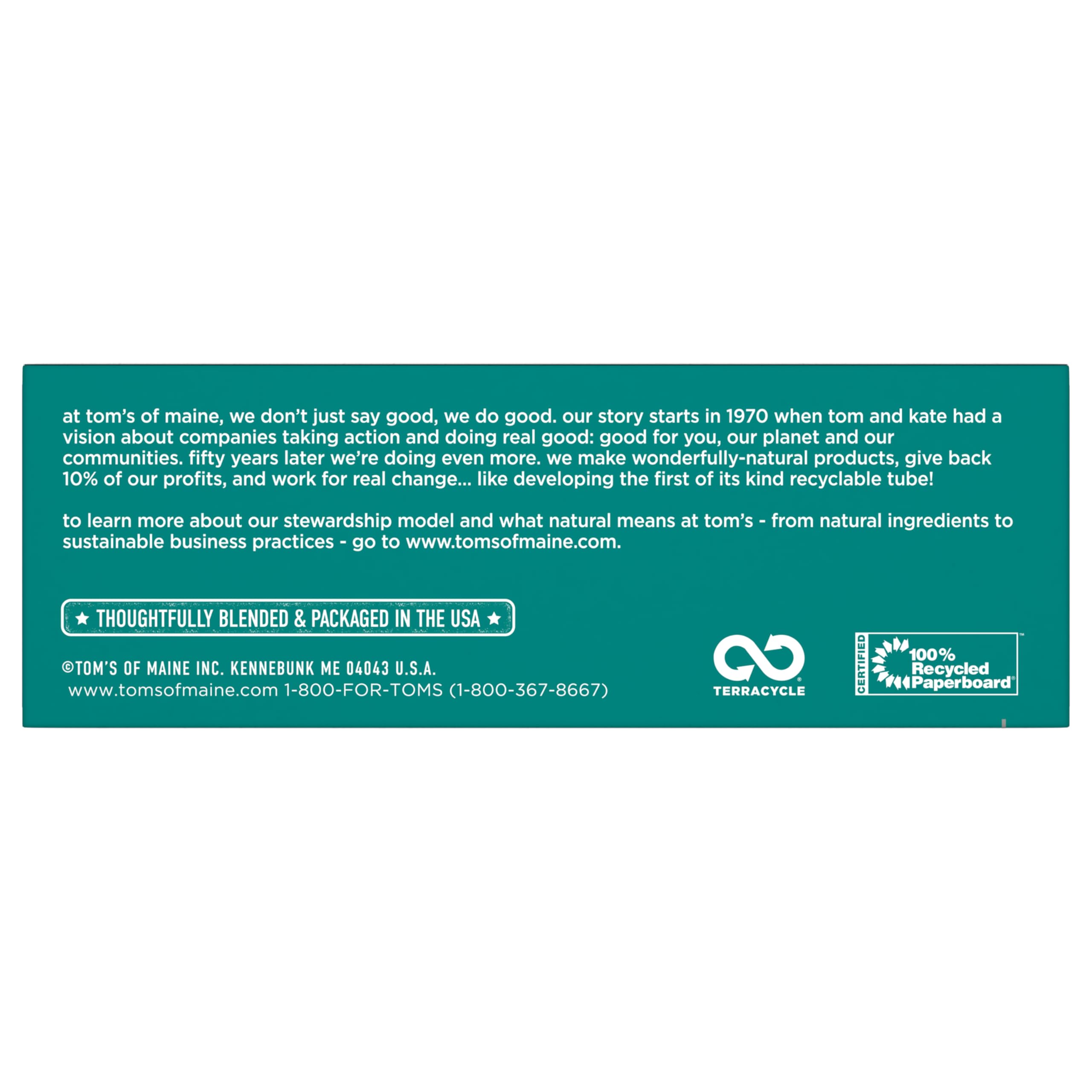 Travel-friendly Tom's of Maine toothpaste 1 oz tubes, 12-pack