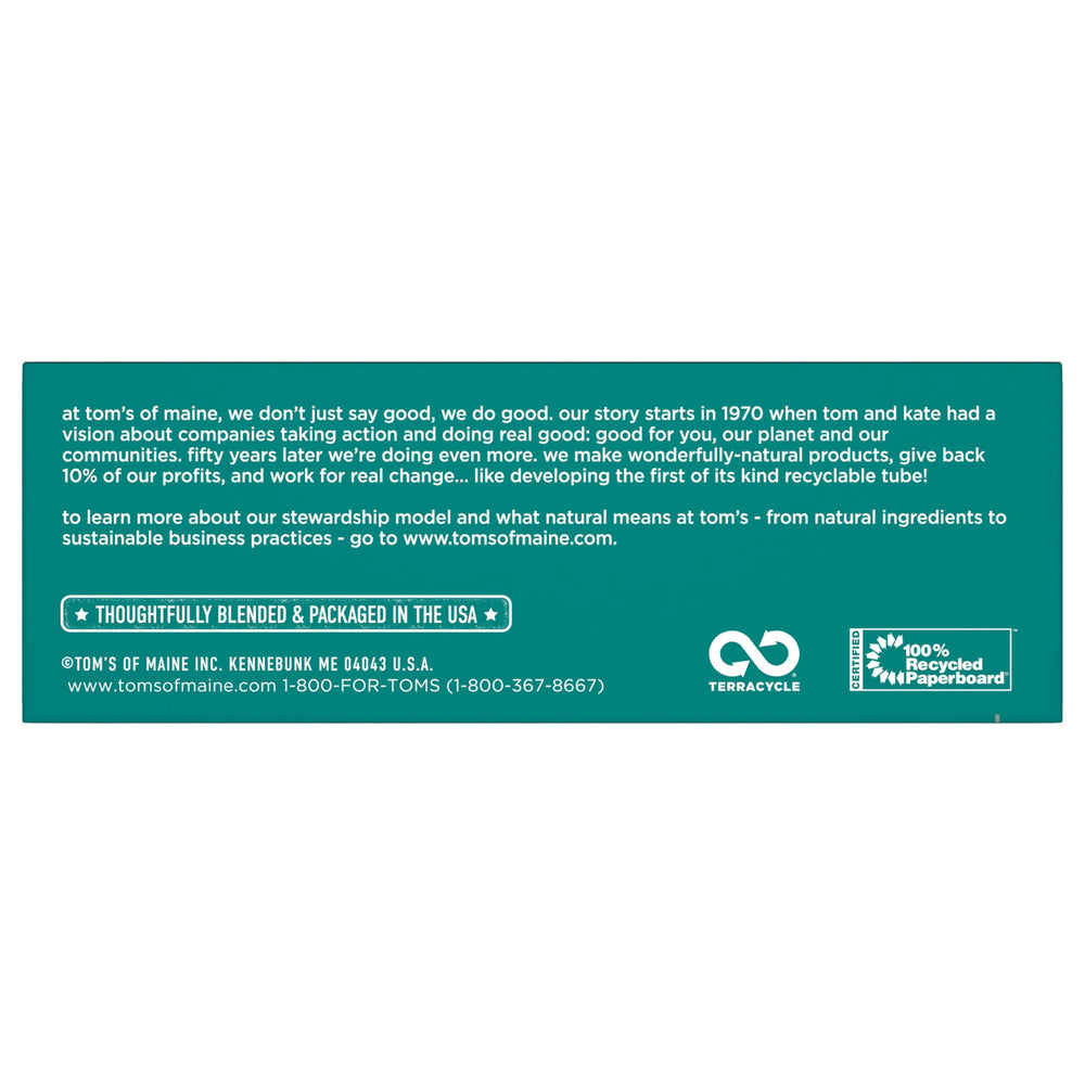 Travel-friendly Tom's of Maine toothpaste 1 oz tubes, 12-pack