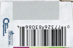 Front of toothpaste tube with label