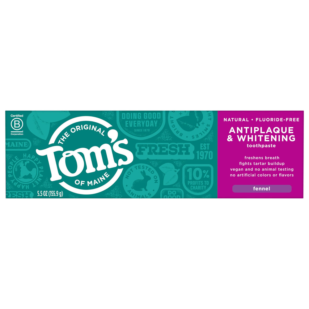 Tom's of Maine toothpaste natural ingredients