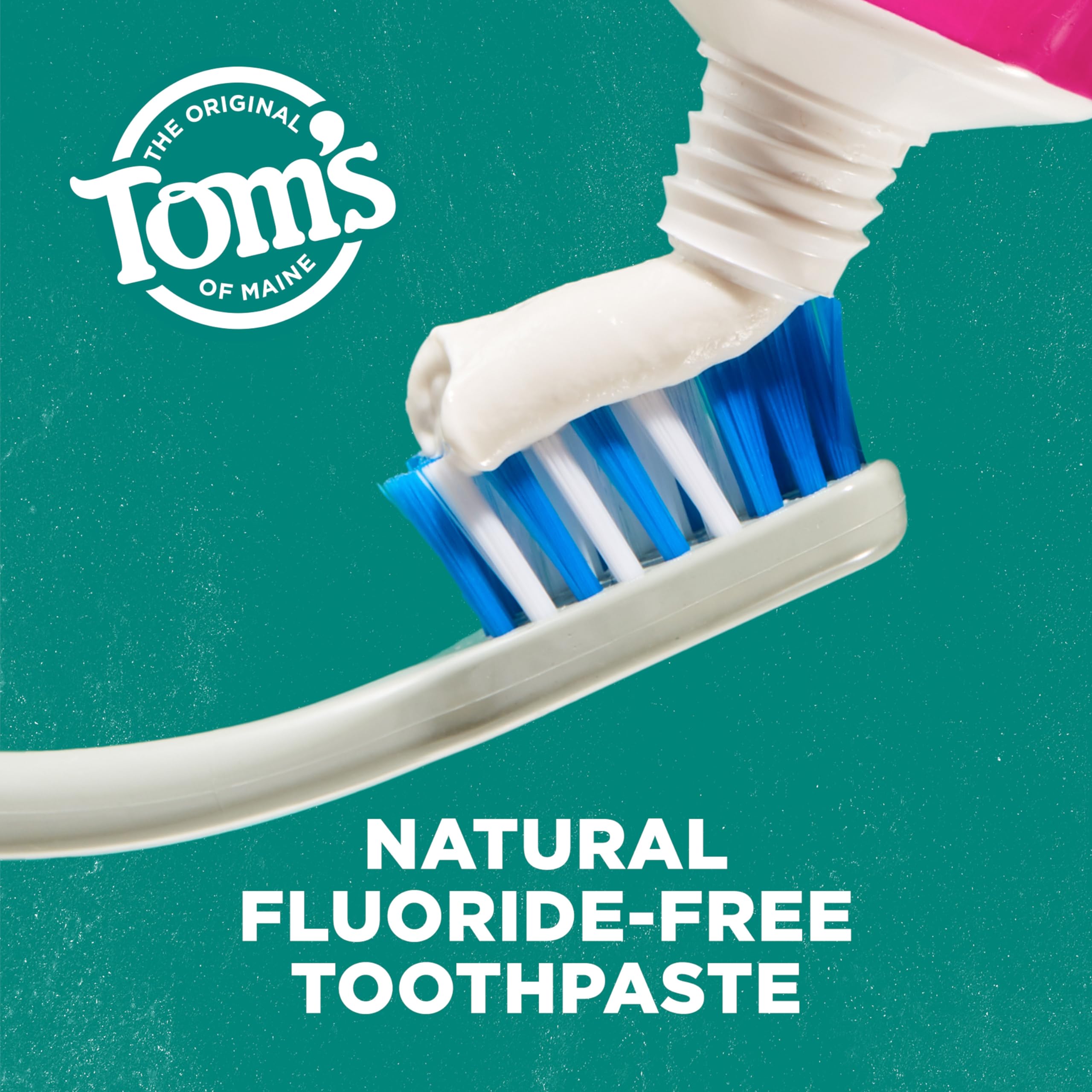 Spearmint flavor toothpaste tubes from Tom’s of Maine 3-pack