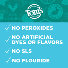 Mint toothpaste tube with natural cleansing imagery