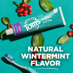 Tom's of Maine Whole Care natural ingredients label