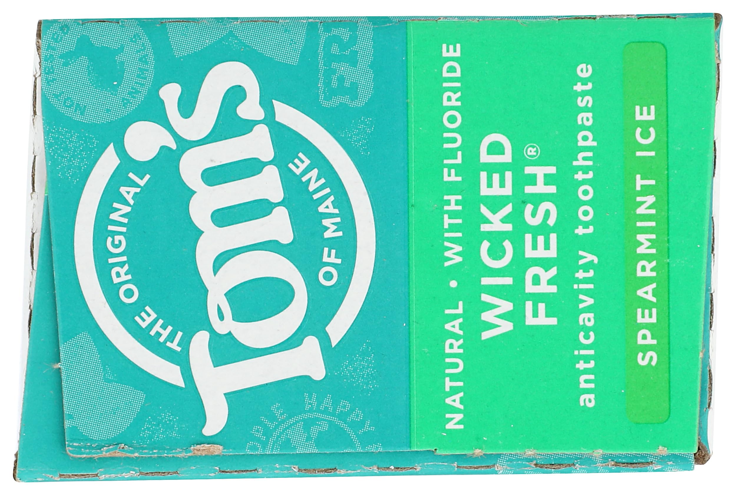 Tubes and recyclable symbol for Toms of Maine toothpaste