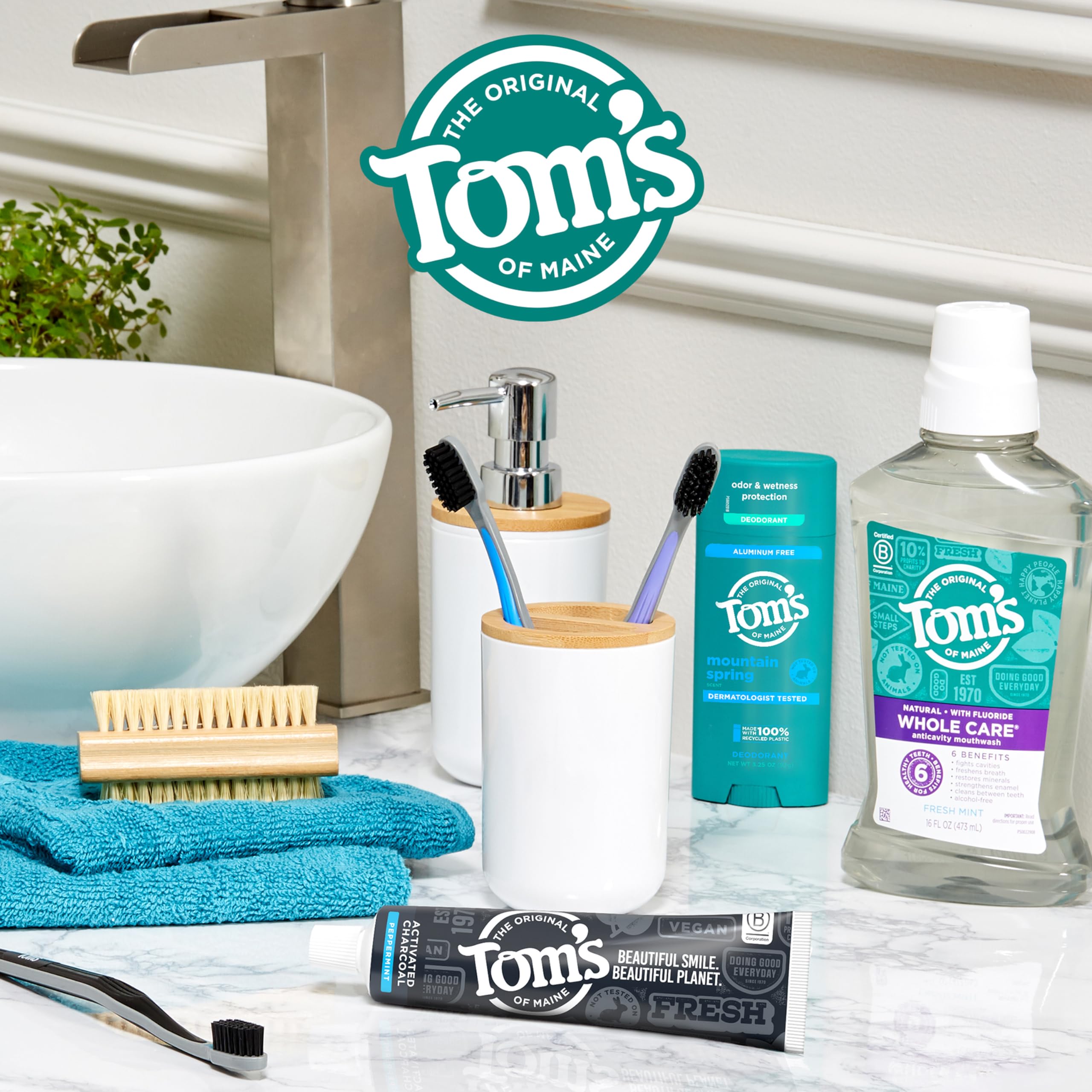 Close-up of toothpaste texture and peppermint aroma