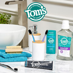 Close-up of toothpaste texture and peppermint aroma