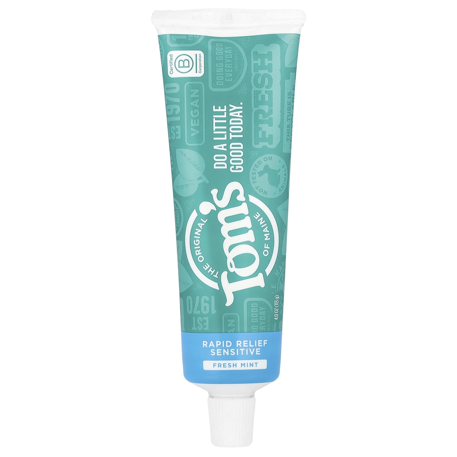 Tom Sensitive Toothpaste Tom's of Maine Natural Rapid Relief Sensitive Fluoride Free Toothpaste ...