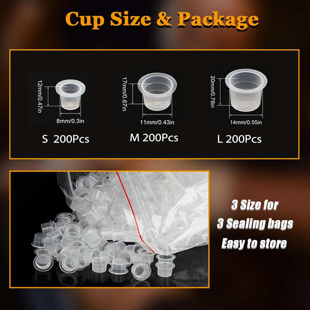 TONBAO ink cups holder keeps caps upright to reduce spills.