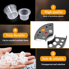 TONBAO transparent odorless plastic for easy cleaning and storage.