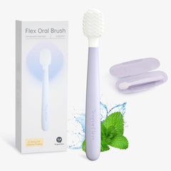 Tongueclear Kids Tongue Scraper with 360° silicone brush head