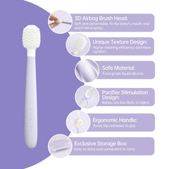 Ergonomic handle design for infant oral care