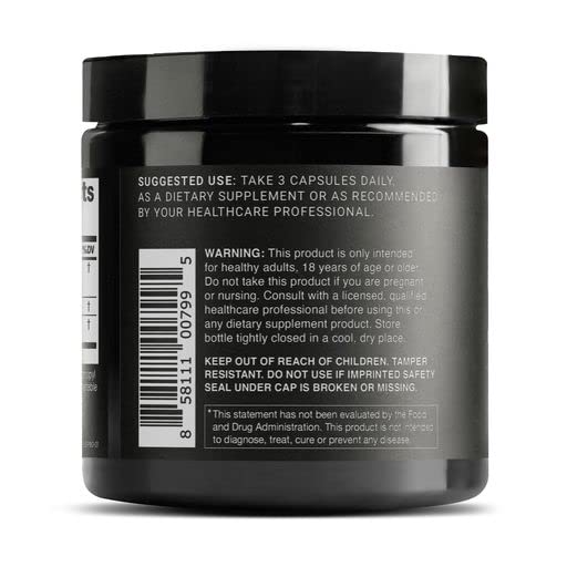 Close-up of Toniiq Resveratrol with MCT Oil label