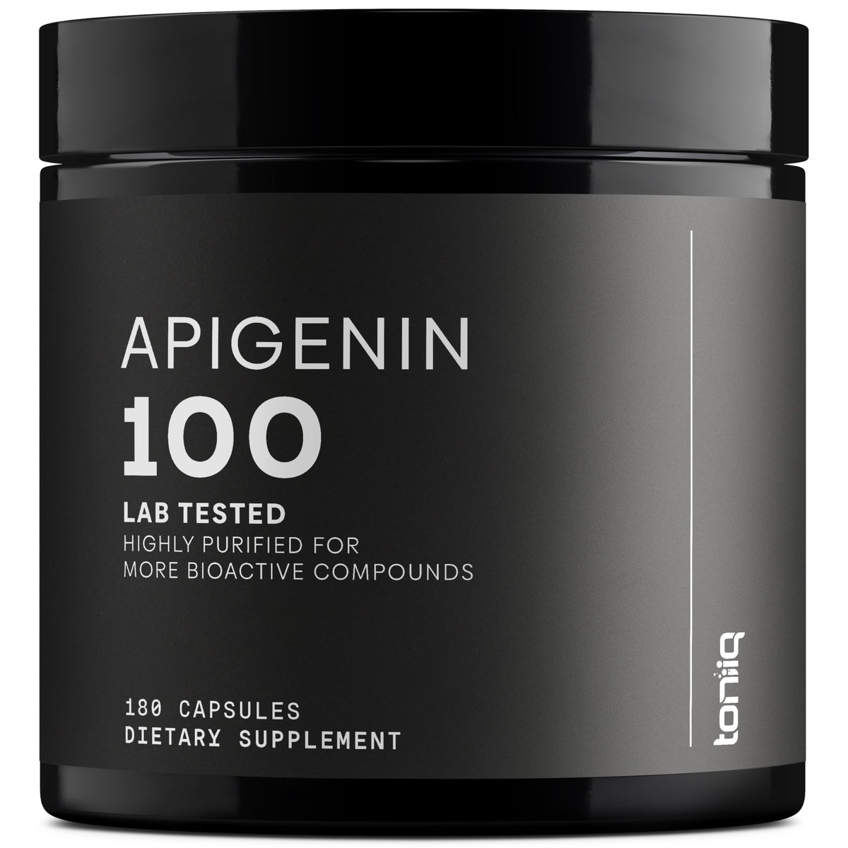 Toniiq Apigenin 100mg bottle label