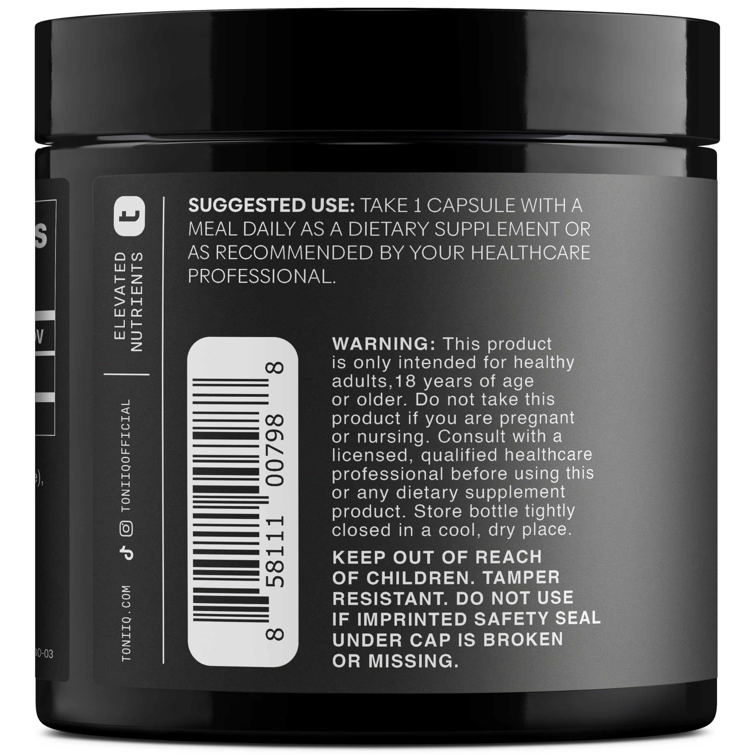 Purity test results for Toniiq Apigenin 98%+