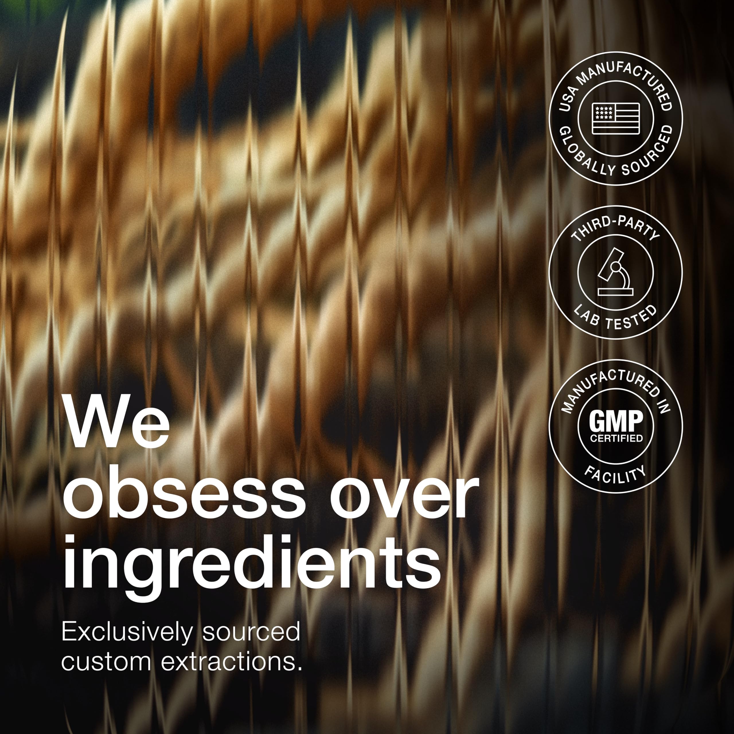 Close-up of bottle front with Toniiq label