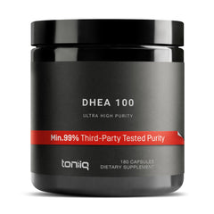 Toniiq DHEA 100mg bottle – front view