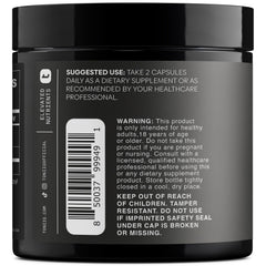 Toniiq Fisetin 500mg ingredients panel
