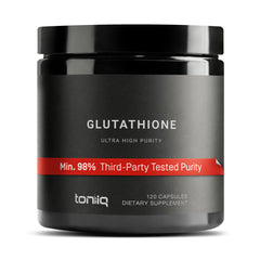 Toniiq Glutathione 1000mg bottle - front view