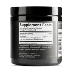 Close-up of 30% polysaccharides content