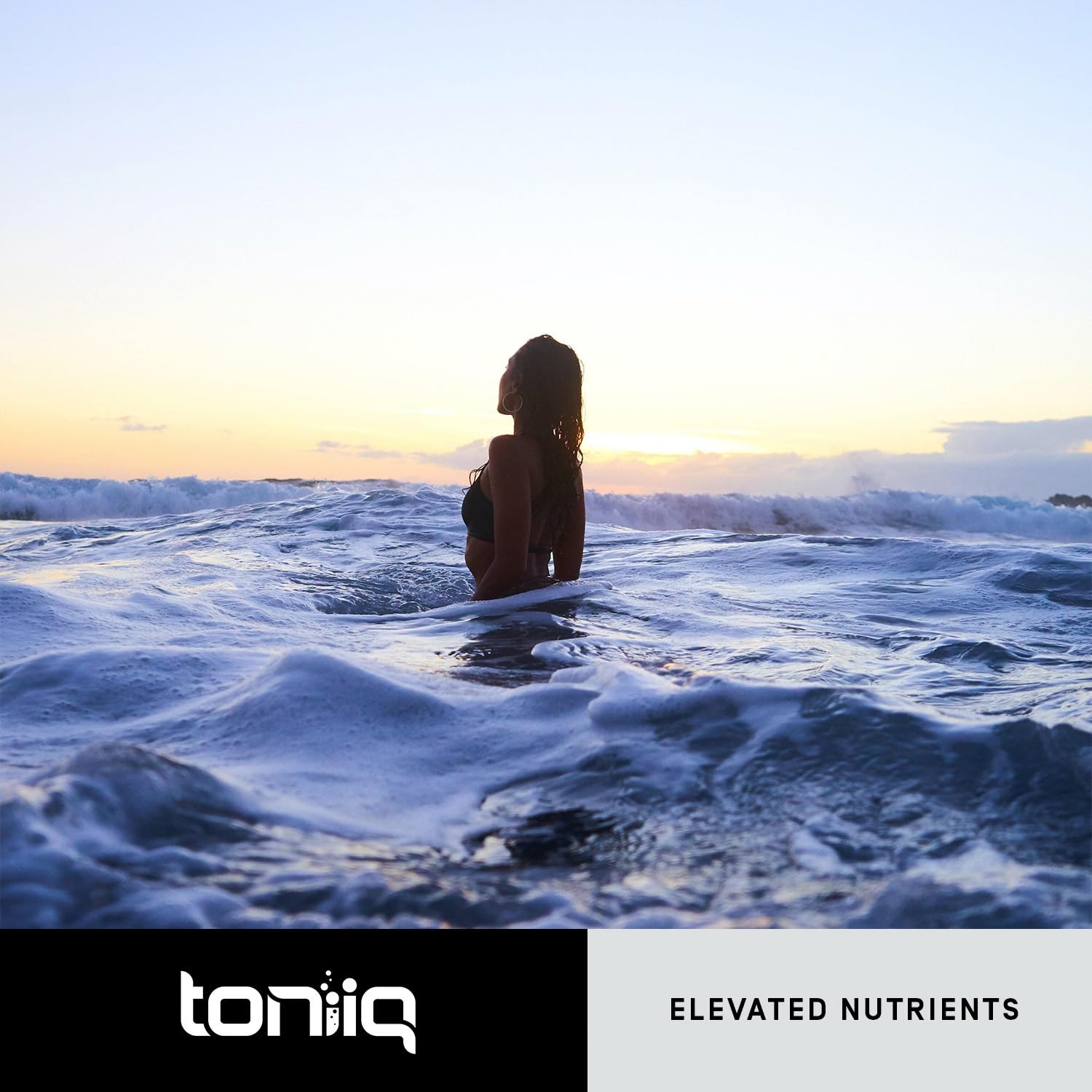 Made in USA probiotic bottle on white background