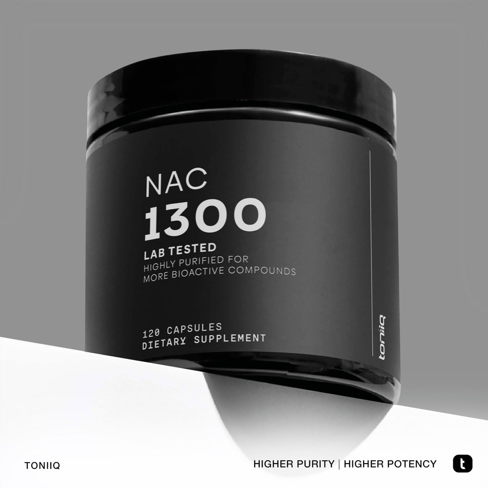 NAC 1300mg ingredient panel