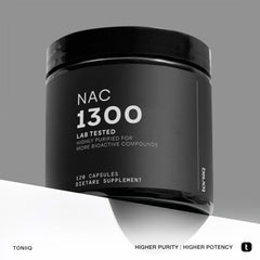 NAC 1300mg ingredient panel