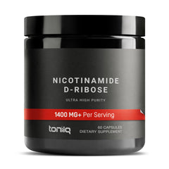 Toniiq NAD+ Ultra High Potency 1400mg bottle label