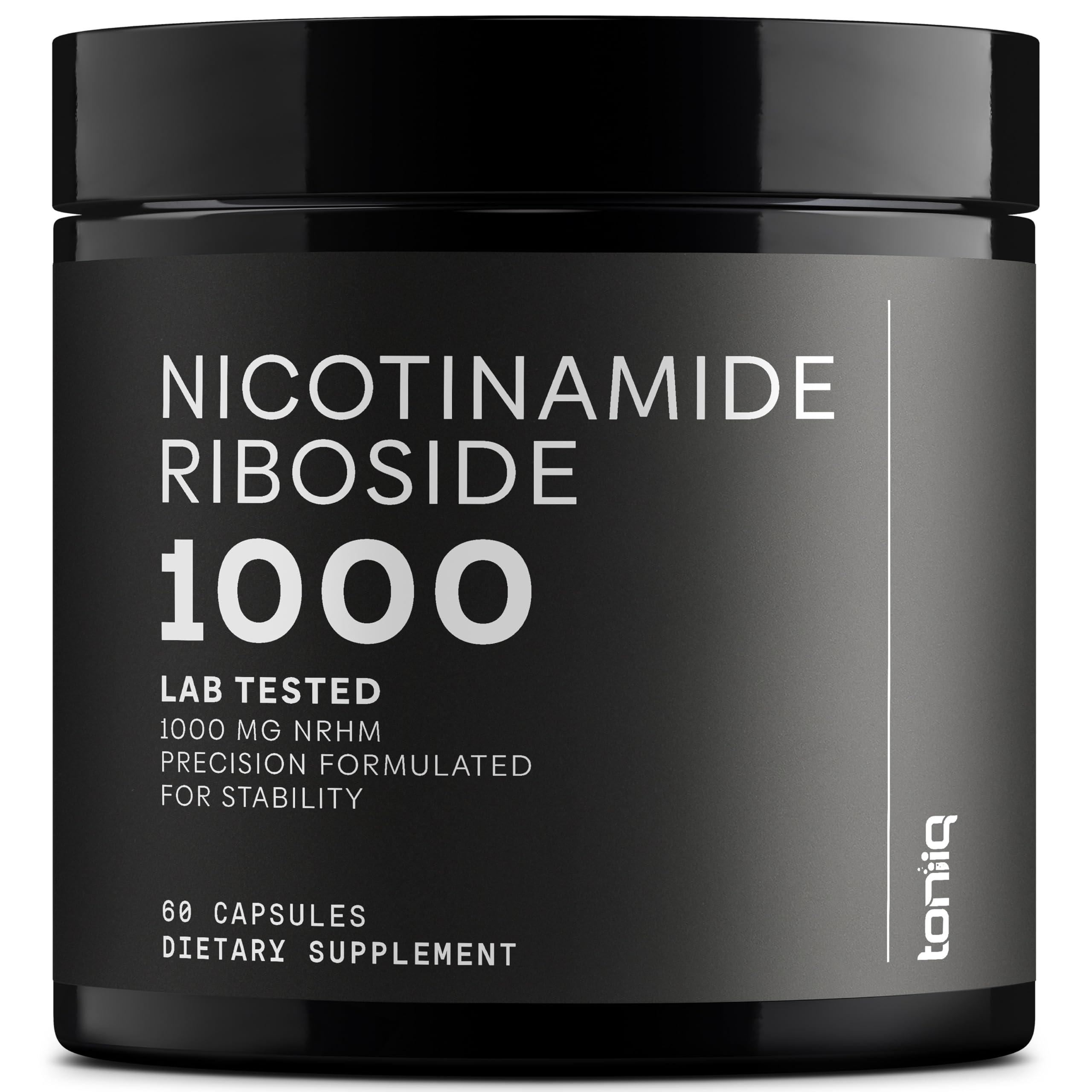 Toniiq Nicotinamide Riboside 1000 mg bottle label