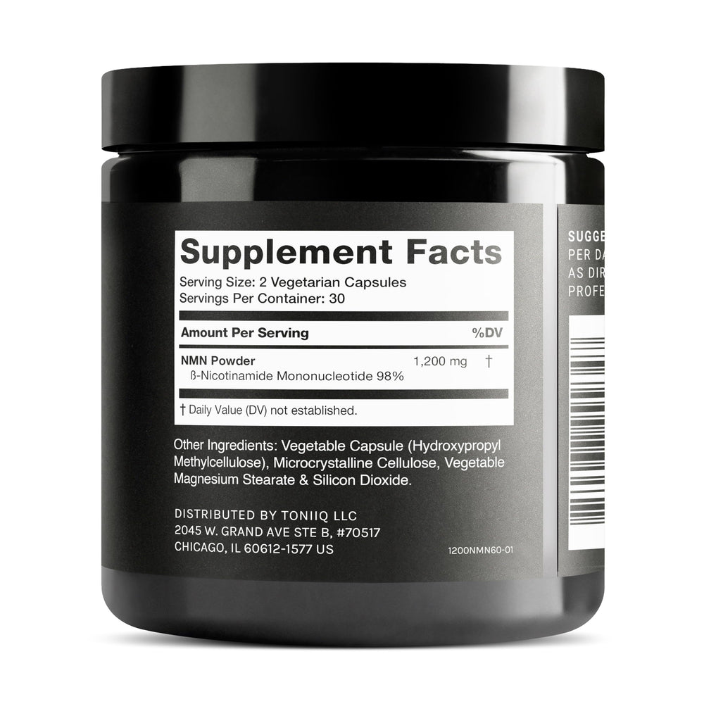 60 capsules per bottle label