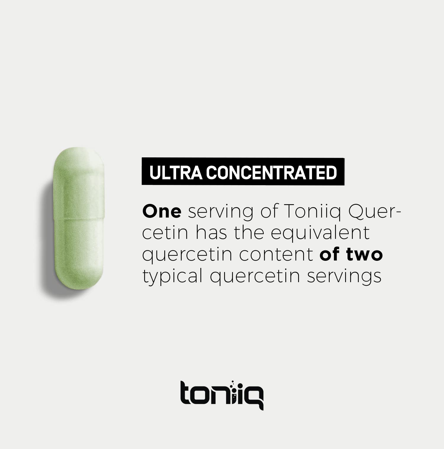 Quality and purity seal on Toniiq Quercetin