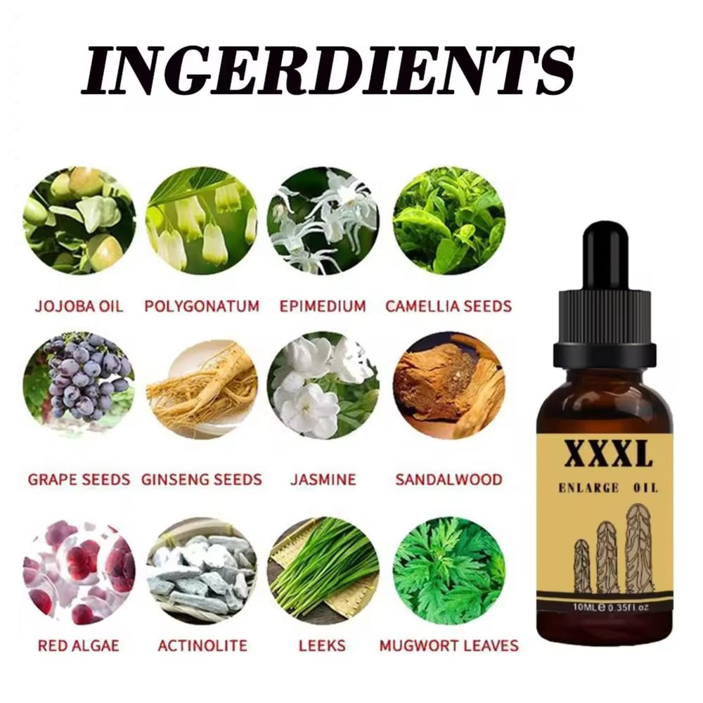 Close-up of herbal ingredients used in Tonisabery Massage Oil