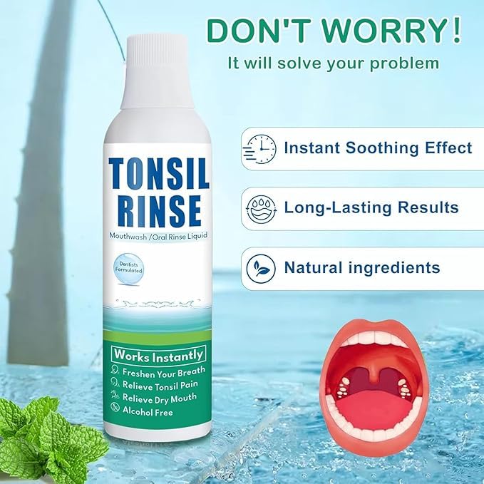 Rinse action demonstrating 30-second mouthwash usage