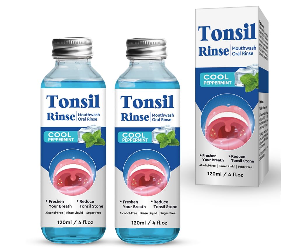 Tonsil Stone Remover Mouthwash bottle front view
