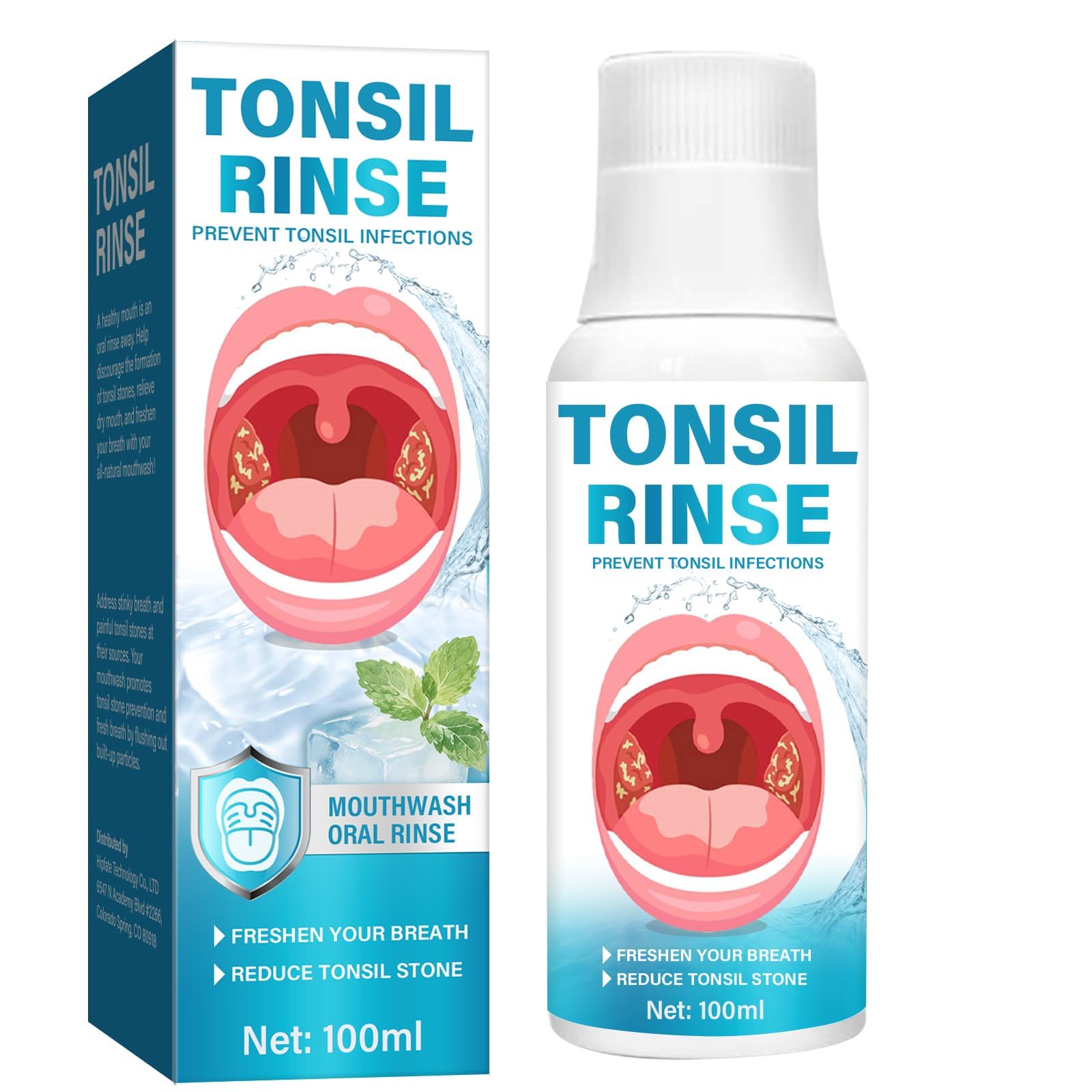 Tonsil Stone Remover bottle front