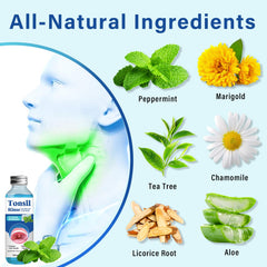 120 ml bottle of Tonsil Stone Remover Mouthwash