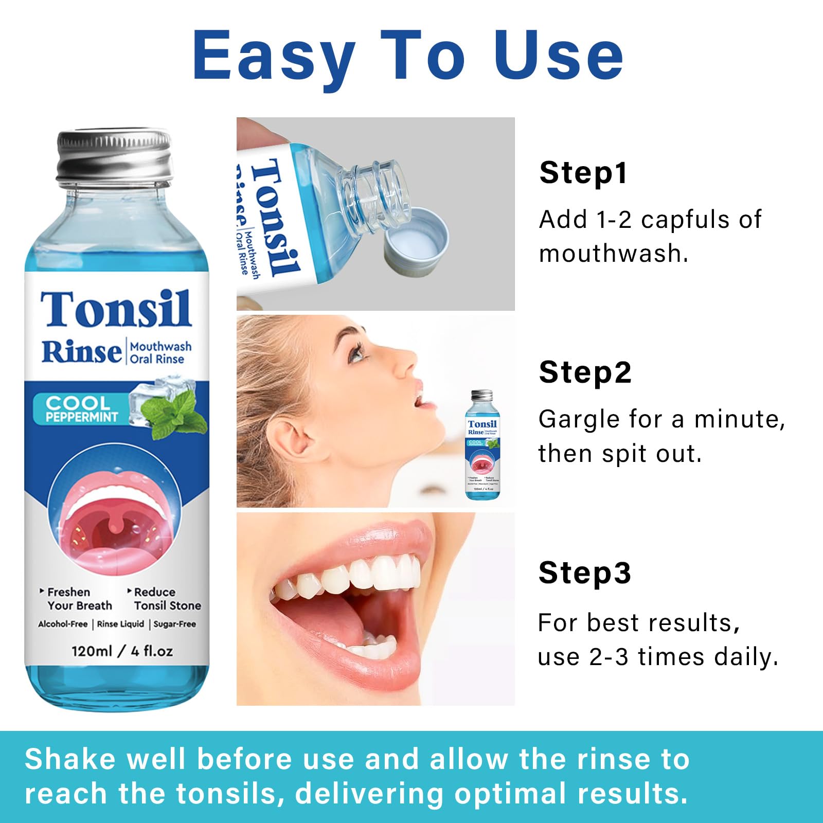 Result: fresh breath and clean mouth after use