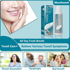 Measuring cap with mouthwash for dosing