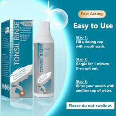 Healthy mouth after using Tonsil Stone Remover Mouthwash