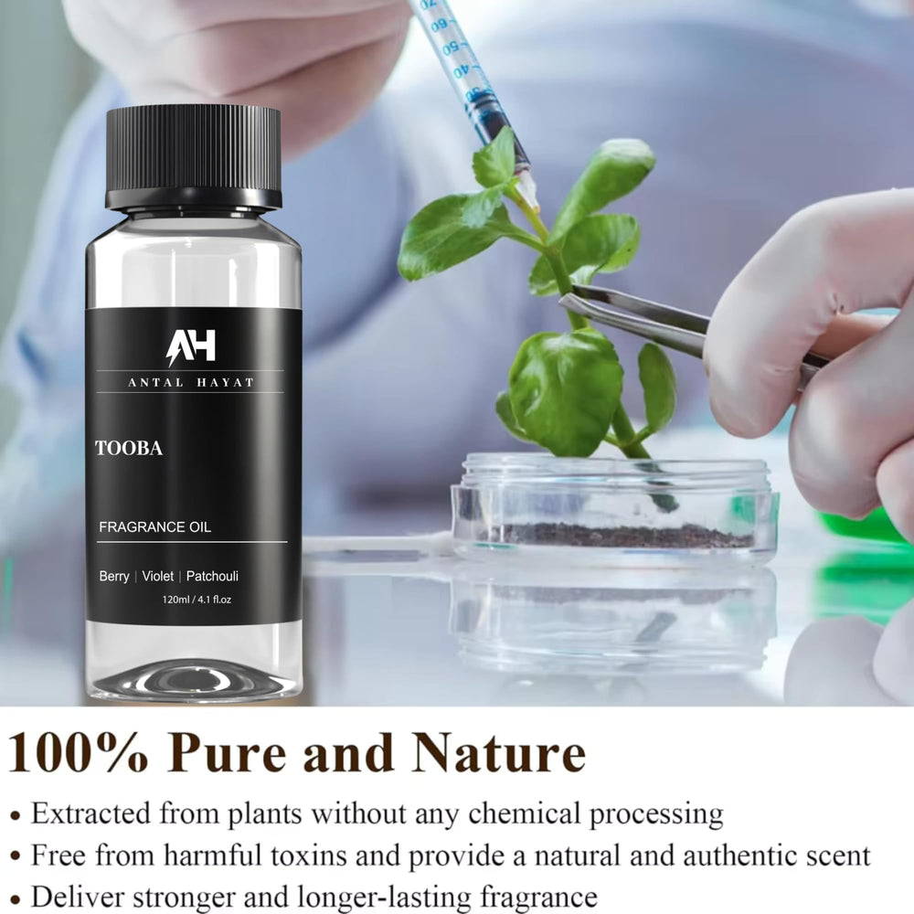 Alcohol-free Tooba diffuser oil 120ml ingredients safe for daily use