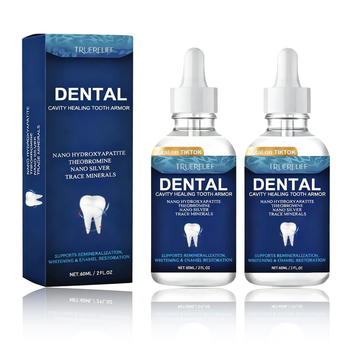 Transparent enamel strengthening liquid with hydroxyapatite