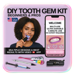 Tooth Gem Kit packaging for professionals and beginners