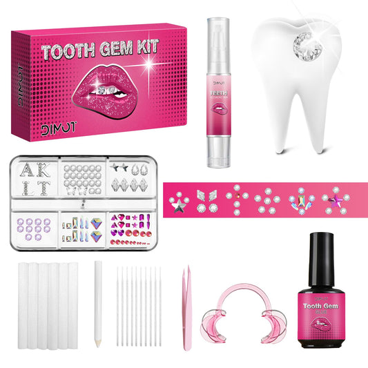 Tooth Gems Kit with Light - front view