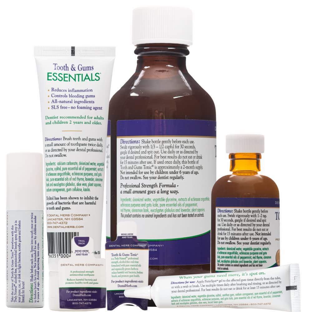 Bottle of Tooth & Gums Tonic 18 oz