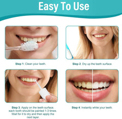 Compact portable Tooth Paint kit for travel and on-the-go use