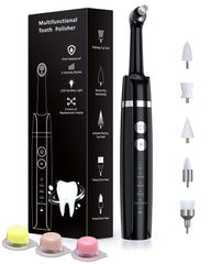 Tooth polisher kit in black front view