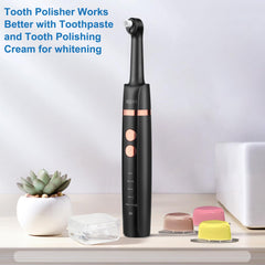 Mouth mirror with built-in LED light for thorough cleaning